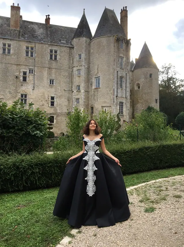 Robe du soir à sequins.
